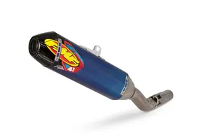 FMF FACTORY 4.1 RCT TITANIUM SLIP-ON MUFFLER W/ CARBON END CAP