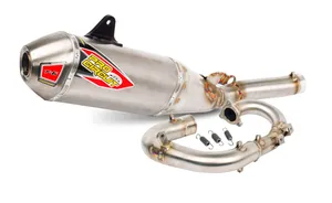 PRO CIRCUIT T-6 BC STAINLESS STEEL TITANIUM EXHAUST SYSTEM