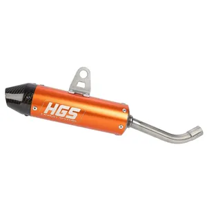 HGS SCO MX SILENCER ALU ORANGE / CARB END CAP