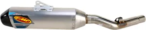 FMF FACTORY 4.1 RCT SLIP-ON MUFFLER S/S ALUMINUM & CARBON NATURAL KAWASAKI
