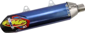 FMF FACTORY 4.1 RCT SLIP-ON MUFFLER TITANIUM & CARBON BLUE ANODIZED KTM