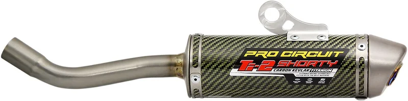PRO CIRCUIT MUFFLER/SILENCER TI-2 SHORTY CARBON KEVLAR TITANIUM