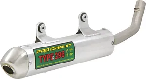 PRO CIRCUIT TYPE 296 SILENCER WITH SPARK ARRESTOR