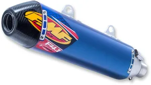 FMF FACTORY 4.1 RCT SLIP-ON MUFFLER TITANIUM & CARBON BLUE ANODIZED KTM