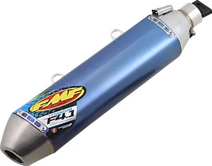 FMF FACTORY 4.1 RCT SLIP-ON MUFFLER TITANIUM BLUE ANODIZED KTM