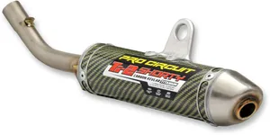 PRO CIRCUIT MUFFLER/SILENCER TI-2 SHORTY CARBON KEVLAR TITANIUM
