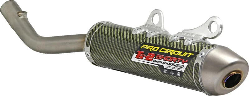 PRO CIRCUIT MUFFLER/SILENCER TI-2 SHORTY CARBON KEVLAR TITANIUM