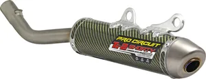 PRO CIRCUIT MUFFLER/SILENCER TI-2 SHORTY CARBON KEVLAR TITANIUM
