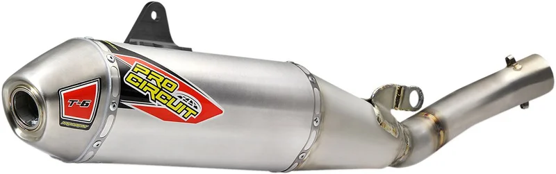 PRO CIRCUIT SLIP-ON MUFFLER/SILENCER T-6 STAINLESS STEEL ALUMINIUM
