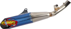 FMF FACTORY 4.1 RCT TITANIUM ANODIZED SLIP-ON W/ CARBON CAP