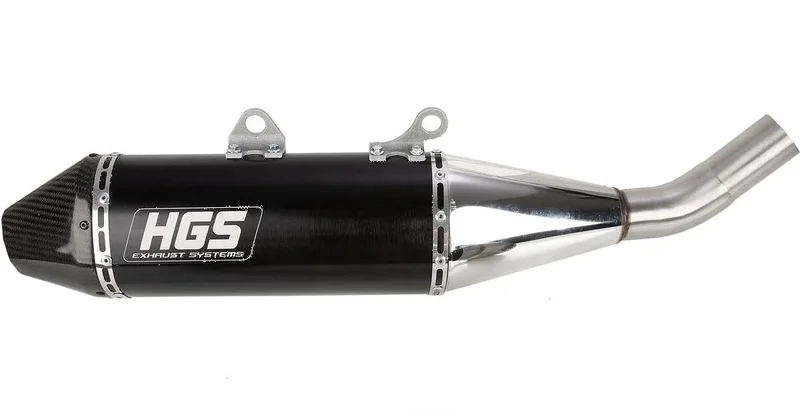 HGS SILENCER BLACK SS / CARBON END CAP
