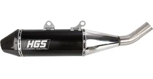 HGS SILENCER BLACK SS / CARBON END CAP