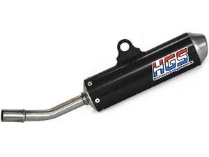 HGS SSZ MX SILENCER ALU BLACK / STEEL END CAP
