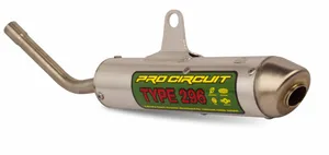 PRO CIRCUIT TYPE 296 SILENCER WITH SPARK ARRESTOR