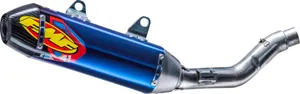 FMF Factory 4.1 RCT Slip-On Muffler with Carbon Cap - Titanium Anodized - TF 250-X