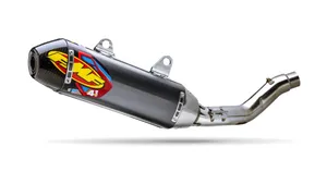 FMF FACTORY 4.1 RCT ALUMINUM S/S SLIP-ON MUFFLER W/ CARBON END CAP
