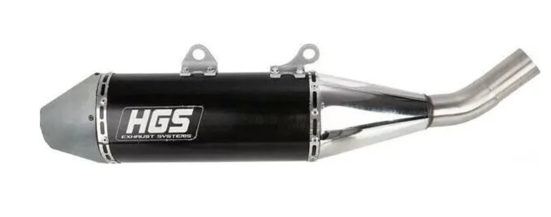 HGS SILENCER BLACK SS / STEEL END CAP