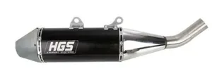 HGS SILENCER BLACK SS / STEEL END CAP