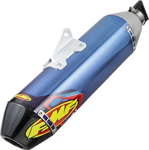 FMF FACTORY 4.1 RCT + MEGABOMB SYSTEM STAINLESS STEEL & TITANIUM BLUE ANODIZED YAMAHA