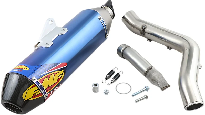 FMF FACTORY 4.1 RCT SLIP-ON MUFFLER STAINLESS STEEL & TITANIUM BLUE ANODIZED YAMAHA