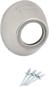 FMF POWERCORE 4 /Q4 /TI-PC STAINLESS STEEL SLASH CUT END CAP