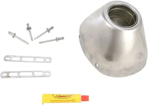 FMF FACTORY 4.1 RCT STAINLESS STEEL END CAP KIT