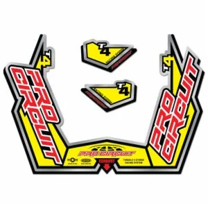 PRO CIRCUIT DECAL LOGO STICKER KIT T-4R GP