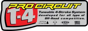 PRO CIRCUIT DECAL LOGO STICKER T-4