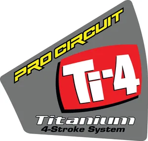 PRO CIRCUIT DECAL LOGO STICKER Ti-4 END-CAP DECAL