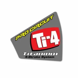 PRO CIRCUIT DECAL LOGO STICKER Ti-4 END-CAP DECAL