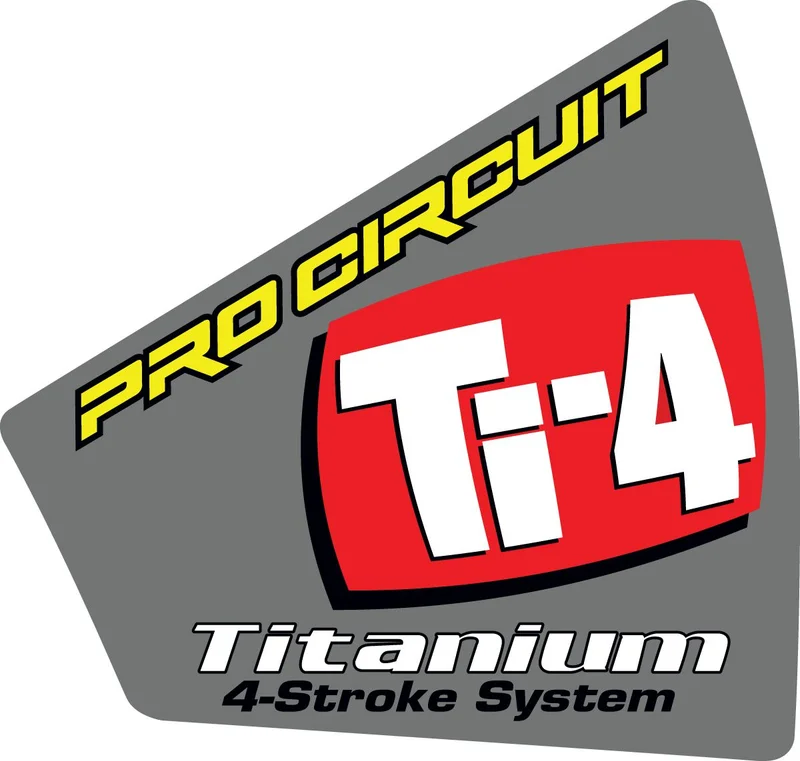 PRO CIRCUIT DECAL LOGO STICKER Ti-4 END-CAP DECAL