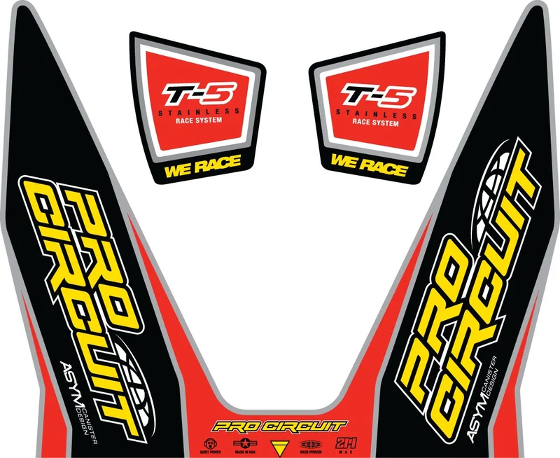 PRO CIRCUIT DECAL LOGO STICKER KIT T-5