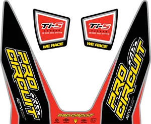 PRO CIRCUIT DECAL LOGO STICKER KIT Ti-5