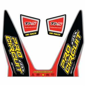 PRO CIRCUIT DECAL LOGO STICKER KIT Ti-5