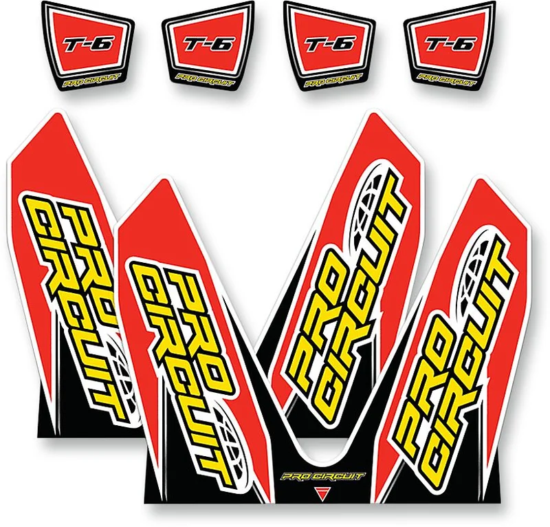 PRO CIRCUIT DECAL LOGO STICKER KIT T-6