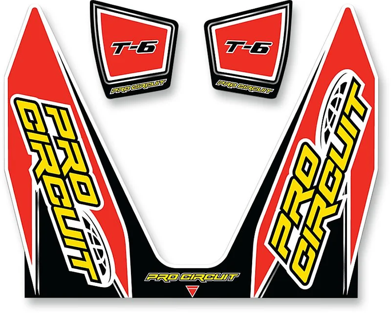 PRO CIRCUIT DECAL LOGO STICKER KIT T-6