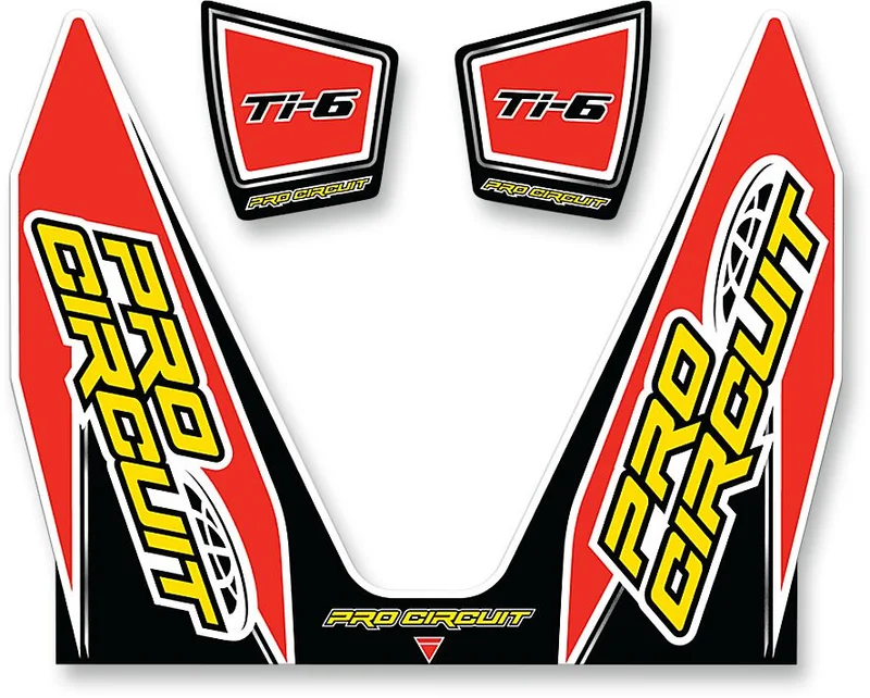 PRO CIRCUIT DECAL LOGO STICKER KIT TI-6