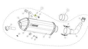 AKRAPOVIC WASHER STAINLESS STEEL
