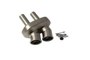 AKRAPOVIC END CAP SET TITANIUM