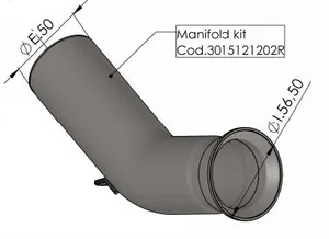 LEOVINCE LINK PIPE