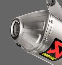 AKRAPOVIC END CAP SET TITANIUM
