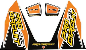 PRO CIRCUIT DECAL T6 ORANGE