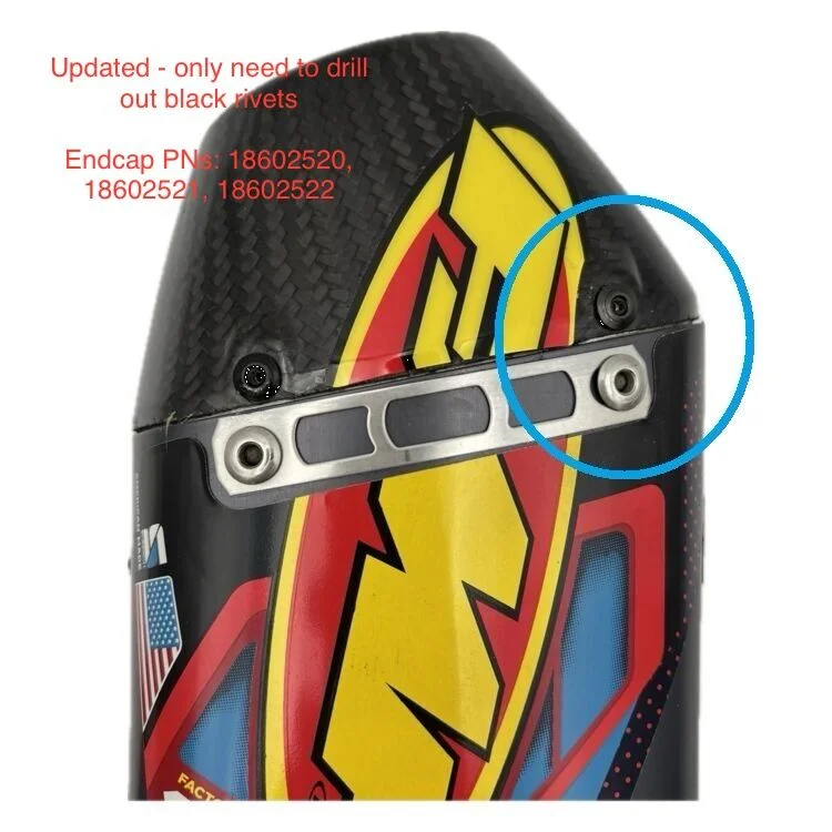 FMF END CAP CARBON NEW EXTERNAL RCT BLACK