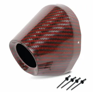 PRO CIRCUIT Red Carbon Fiber End-Cap