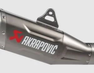 AKRAPOVIC MUFFLER SLEEVE REPAIR KIT TITANIUM GREY