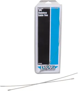 Drag Specialties TIE WRAPS SS 14 LONG
