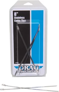 Drag Specialties TIE WRAPS SS 8 LONG