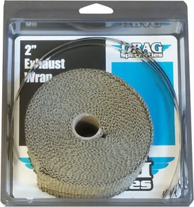 Drag Specialties WRAP EXH KIT 2X25 BRONZE
