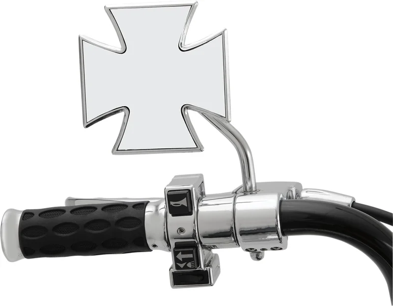 Drag Specialties MALTESE MIRROR ROND STEM
