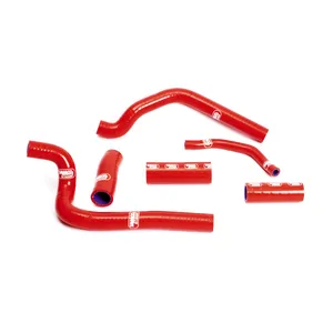 SAMCO SPORT RADIATOR HOSE KIT SILICONE RED